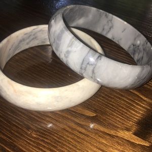 Marble bangle set.